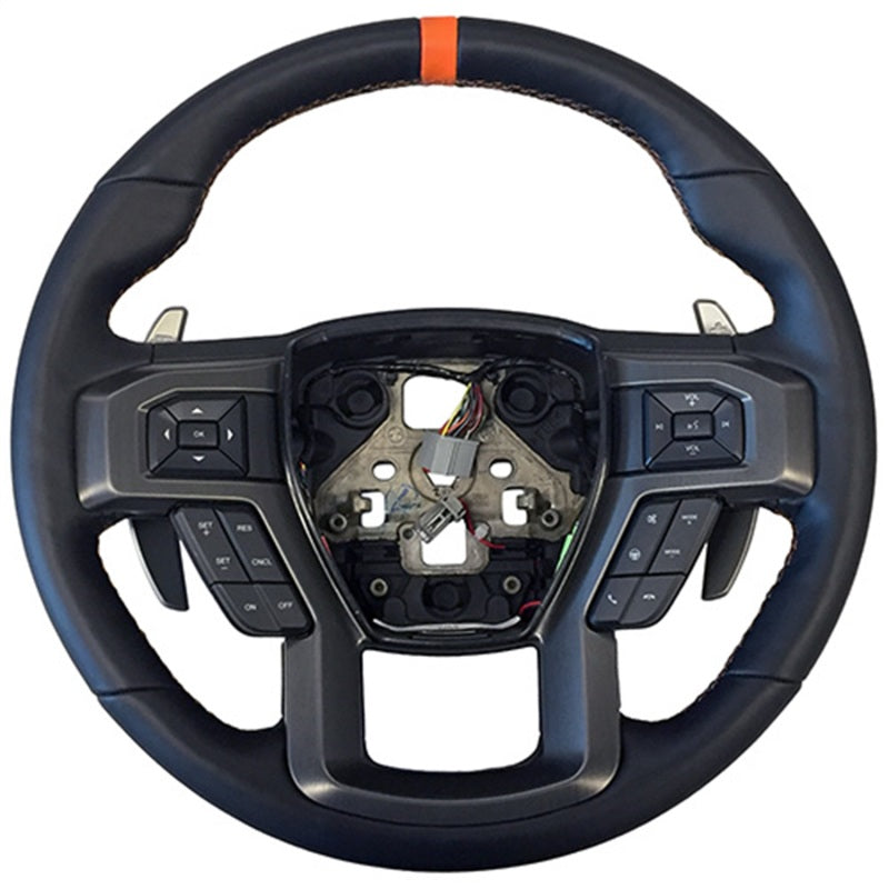 Ford Racing 2015-2017 F-150 Raptor Performance Steering Wheel Kit - Orange Sightline M-3600-F15ROR