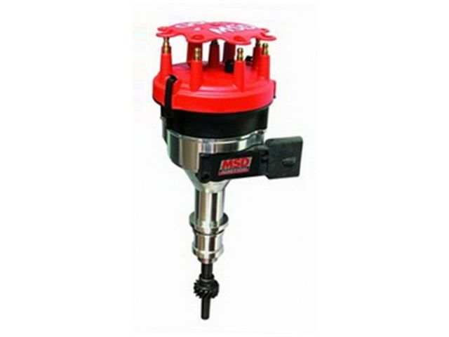 MSD Distributor, Ford TFI, 351W, Steel Gear, Hydraulic Roll
