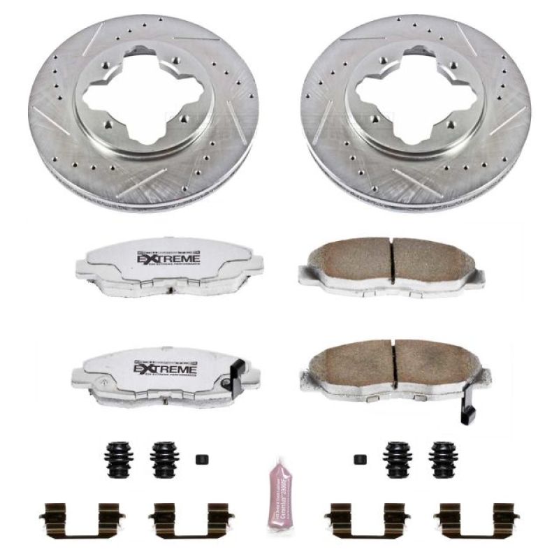 PowerStop PSB Z26 Street Warrior Kit Brakes, Rotors & Pads Brake Kits - Performance D&S main image