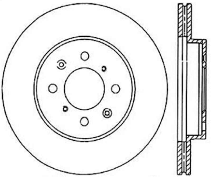 Stoptech ST Slot & Drill Brake Rotors Brakes, Rotors & Pads Brake Rotors - Slot & Drilled main image