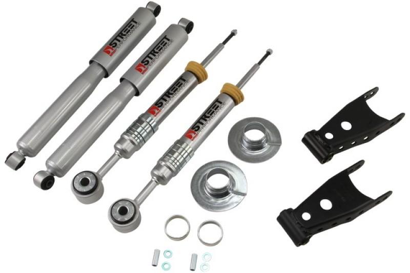 Belltech 09-13 Ford F150 All Cabs Short Bed 2WD Lowering Kit w/ SP Shocks +1 to -3in F/2in R Drop 970SP Main Image