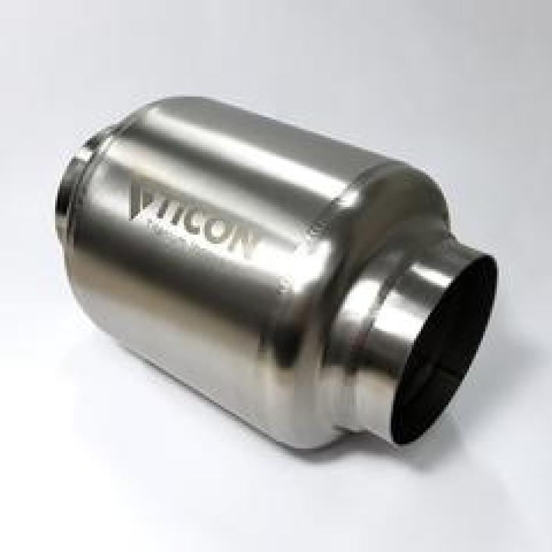 Ticon Industries 7in OAL 2.5in In/Out Ultralight Titanium Muffler 116-06333-0000