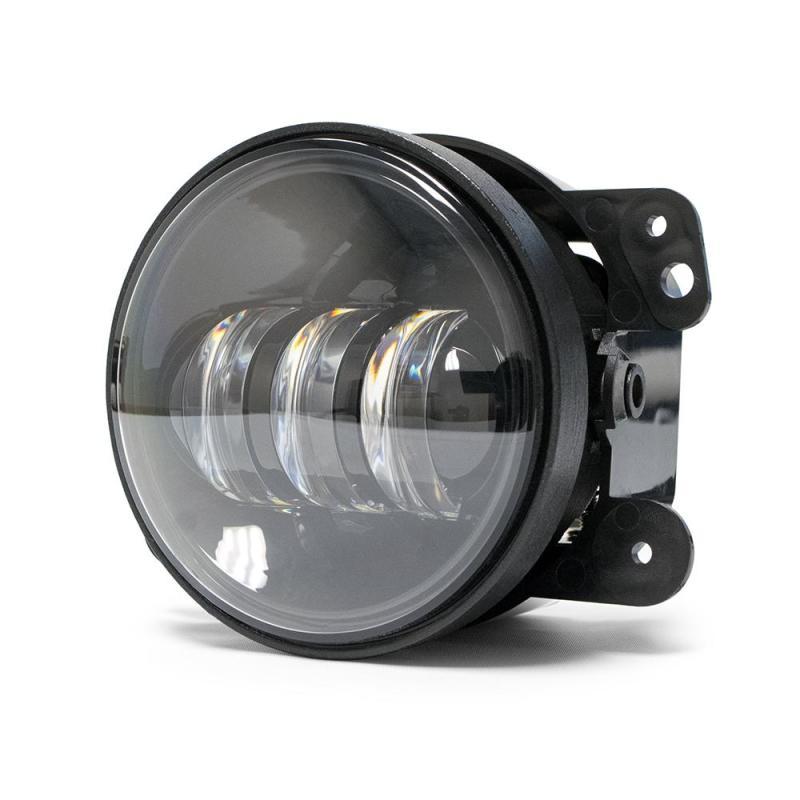 DV8 Offroad 07-18 Jeep Wrangler JK 4in 30W LED Replacement Fog Lights R4FL16W3W Main Image