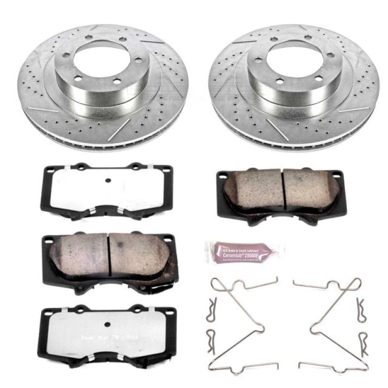 PowerStop PSB Z36 Truck & Tow Kit Brakes, Rotors & Pads Brake Kits - Performance D&S main image