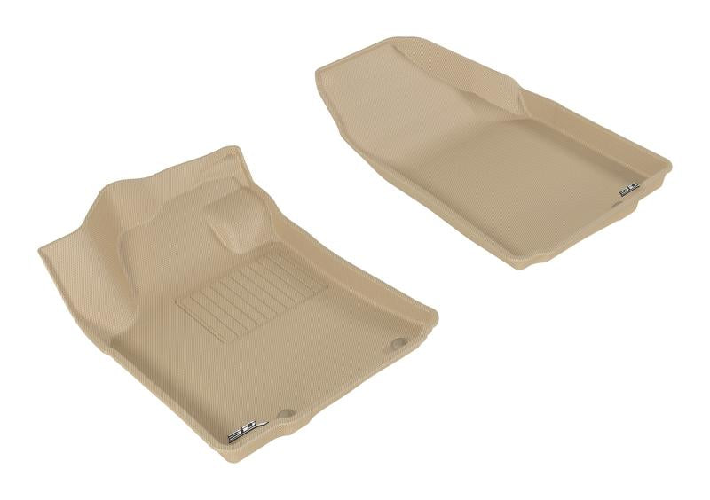 3D MAXpider 2016-2019 Nissan Maxima Kagu 1st Row Floormat - Tan L1NS08811502 Main Image