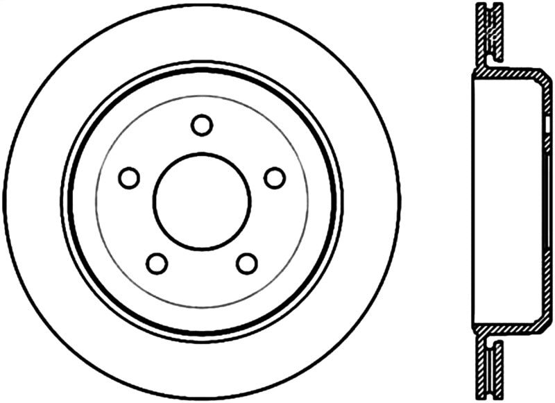 Stoptech ST Slotted Sport Brake Rotors Brakes, Rotors & Pads Brake Rotors - Slotted main image