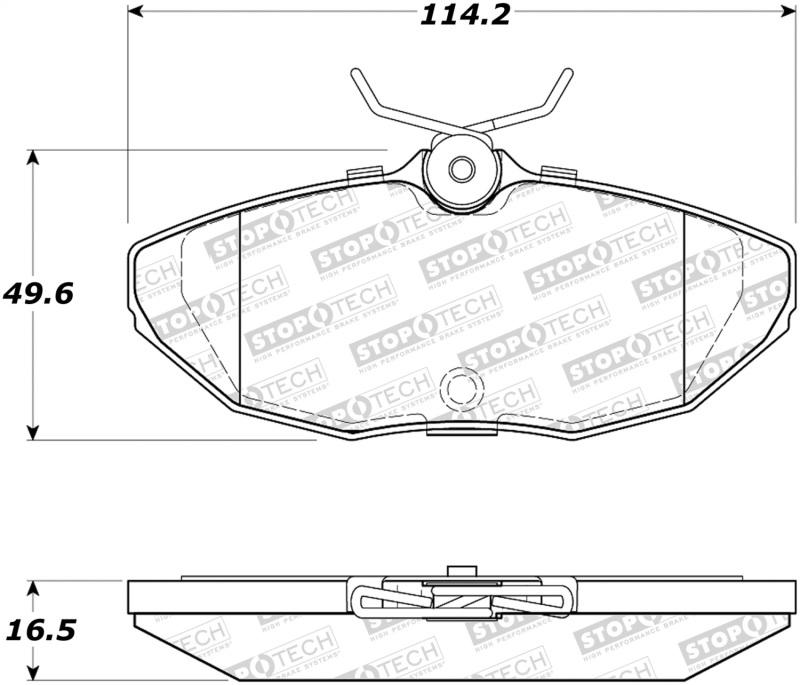 StopTech Street Brake Pads 308.08060 Main Image