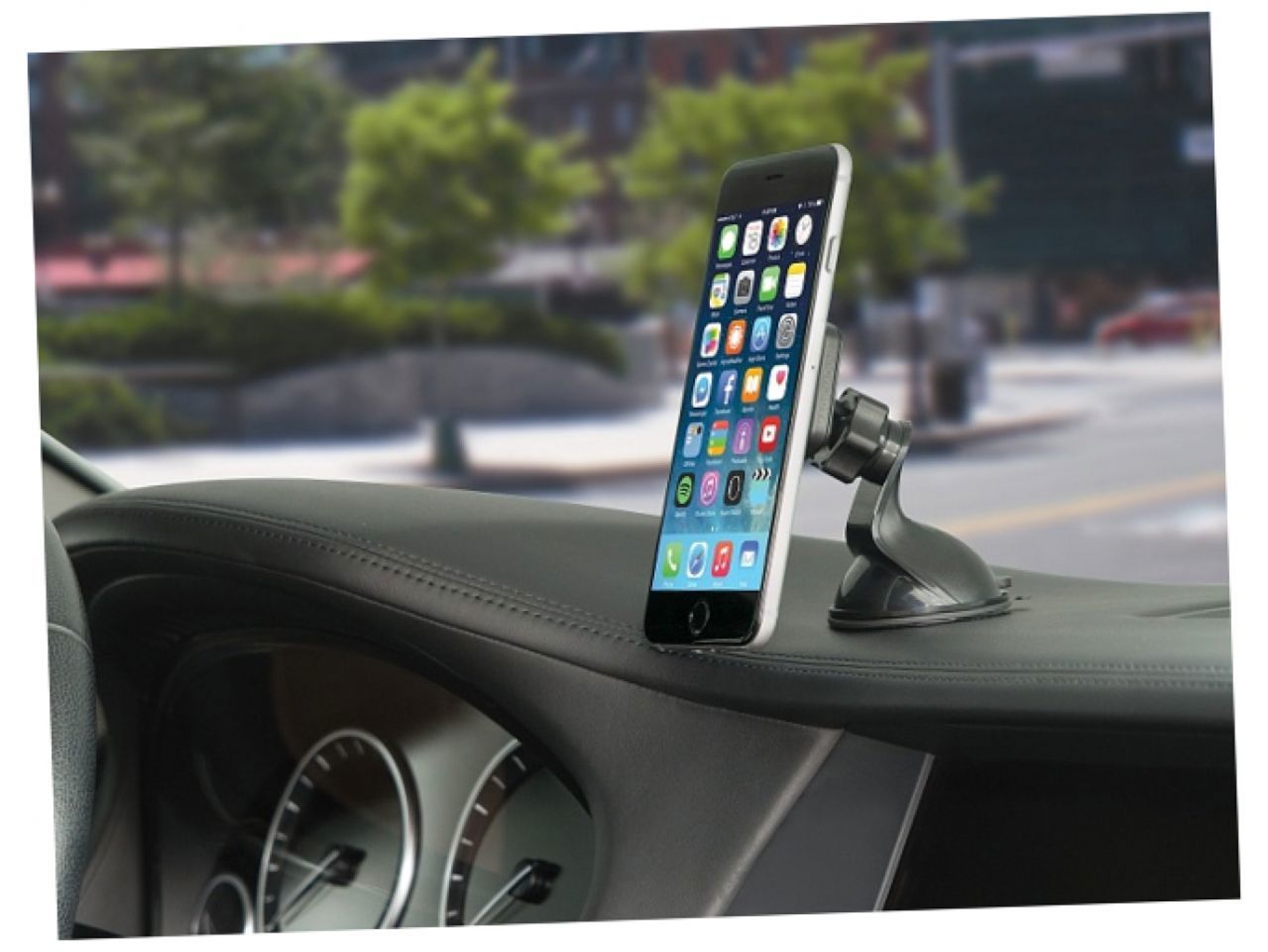 aFe Scosche Low Profile Magnetic Window/Dash Mount w/ Interchangeable Trim