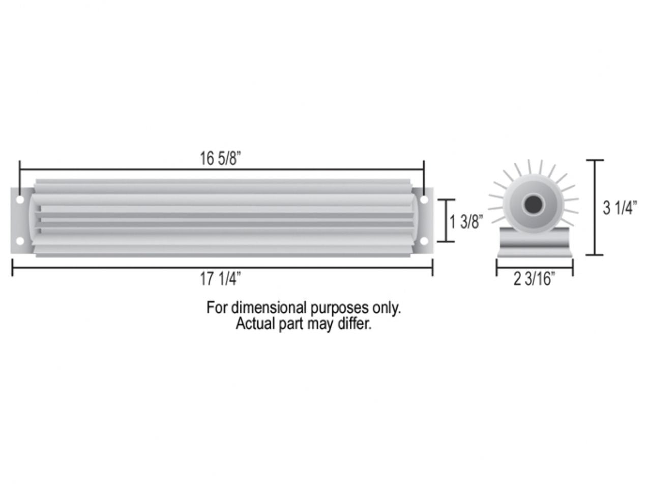 Derale Dual-Pass Heat Sink Cooler Kit, 15