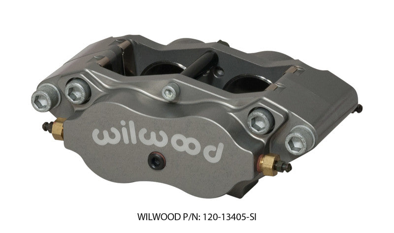 Wilwood Caliper-Billet Narrow Dynalite Radial Mount 1.75in Piston/.38in Disc 120-13405-SI