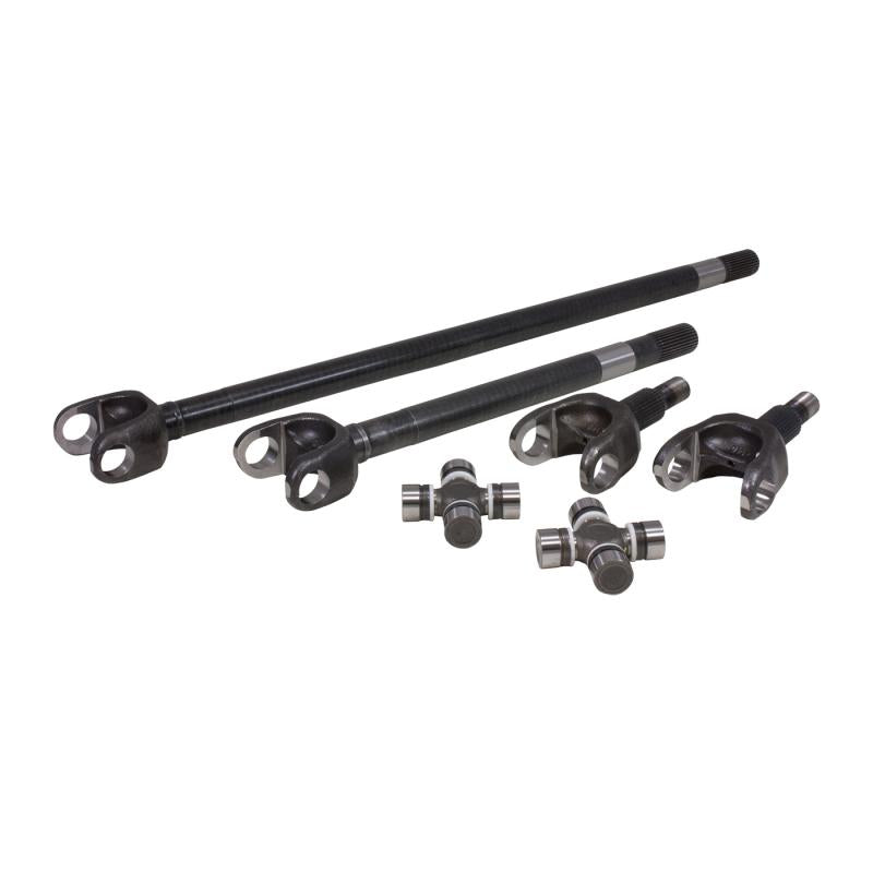 Yukon Gear Front 4340 Chrome-Moly Replacement Axle Kit For 72-81 Dana 30 Jeep CJ w/ 27 Splines YA W24106 Main Image