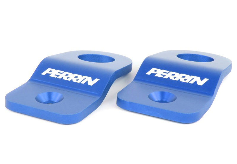 Perrin 08-21 Subaru WRX/STI Upper Radiator Bracket Set - Blue PSP-ENG-521BL *Discontinued