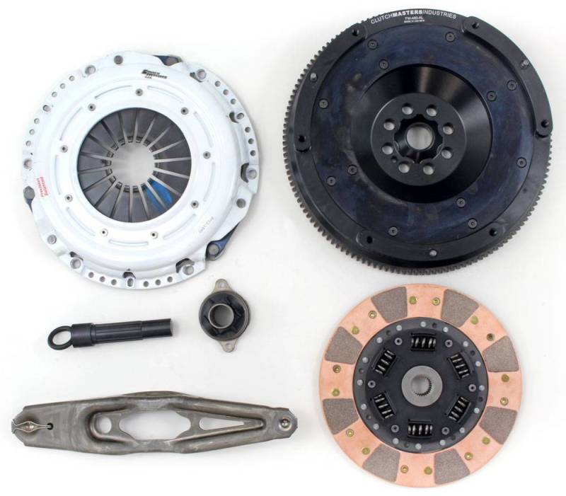 Clutch Masters 14-19 Mini Cooper 1.5L Turbo FX400 8-Puck Clutch Kit w/ Aluminum Flywheel 03465-HDCL-AK