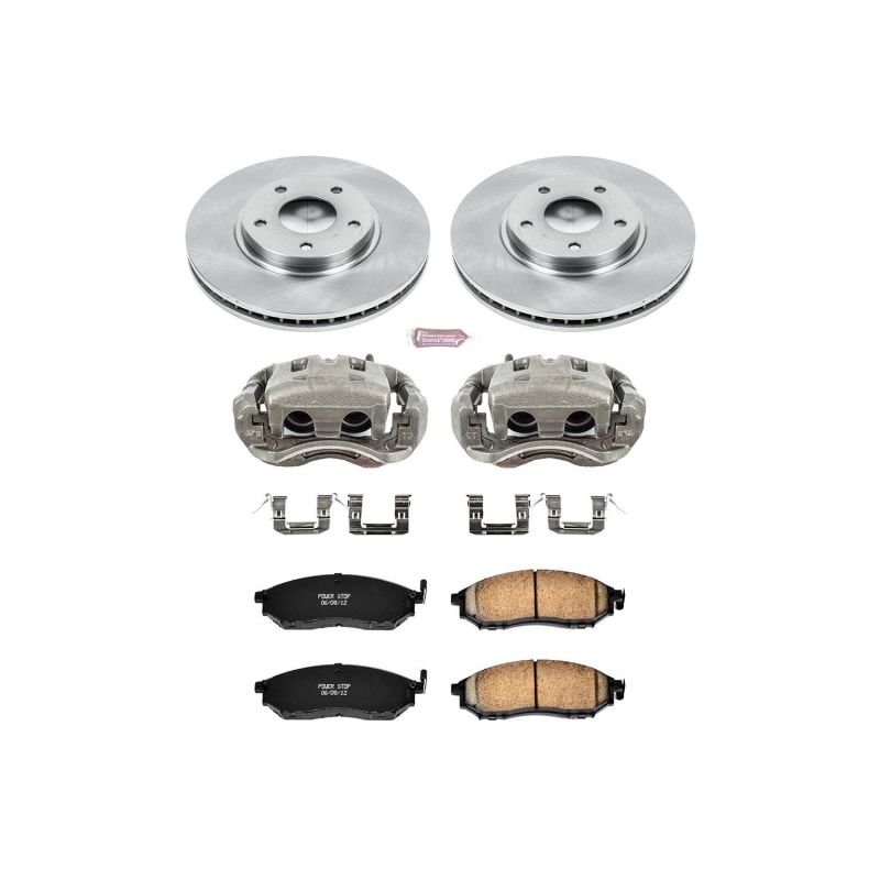 PowerStop PSB Autospecialty Kit w/Cals Brakes, Rotors & Pads Brake Kits - OE main image