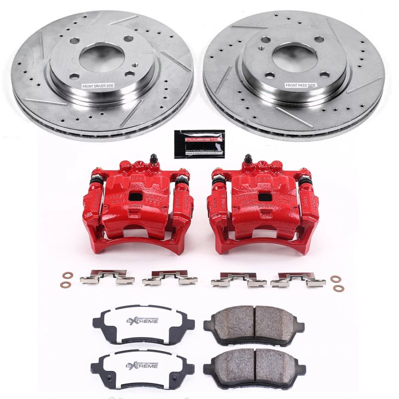 PowerStop PSB Z26 Street Kit w/Cals Brakes, Rotors & Pads Brake Kits - Performance D&S main image