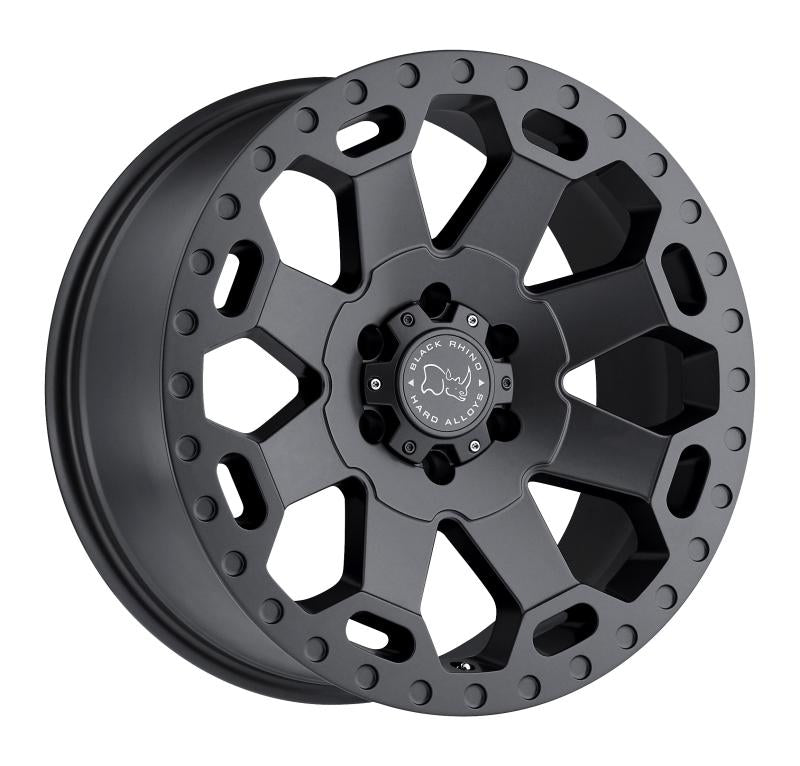 Black Rhino Warlord 17x8.0 5x114.3 ET35 CB 76.1 Matte Gunmetal Wheel 1780WAR355114G76 Main Image