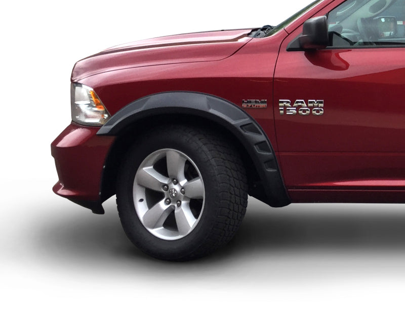 Bushwacker 09-18 Ram 1500 w/ 67.4in Fleetside Bed (Ex. R/T and Rebel) DRT Style Flares 4pc - Black 50932-02