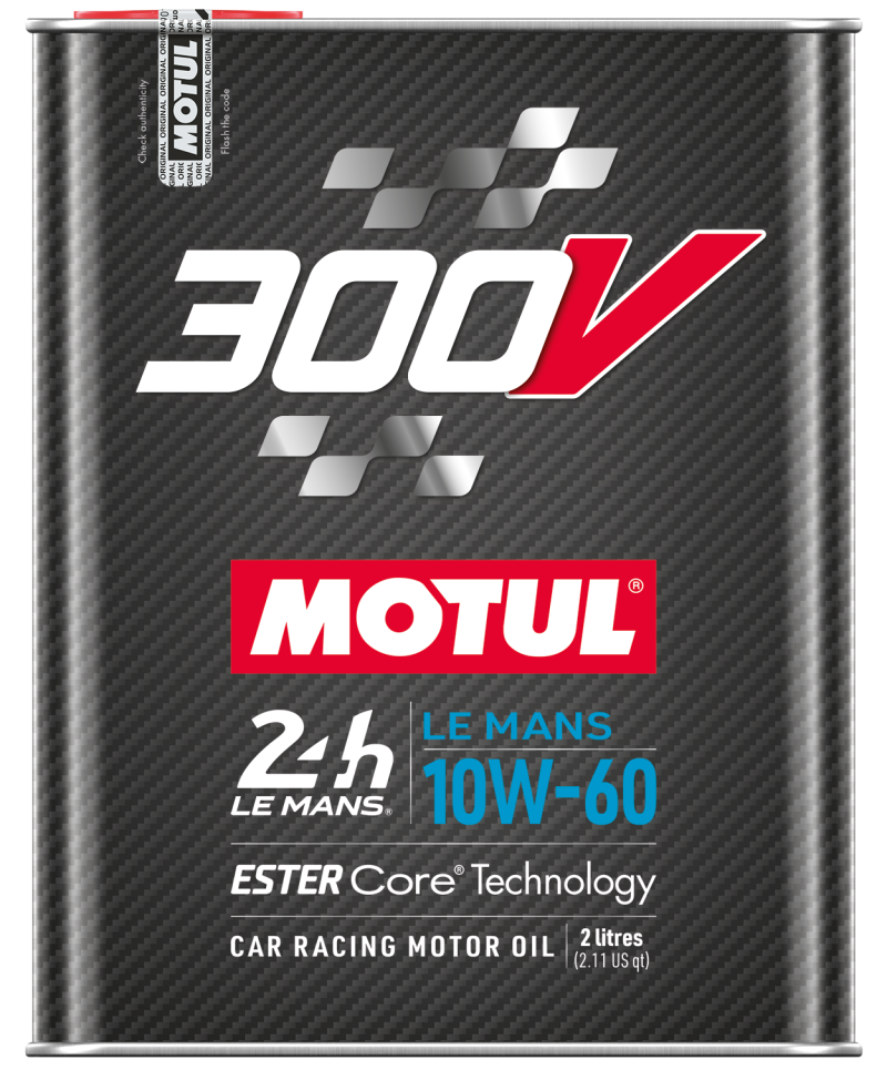 Motul 2L Synthetic-ester Racing Oil 300V Le Mans 10W60 10x2L 110864