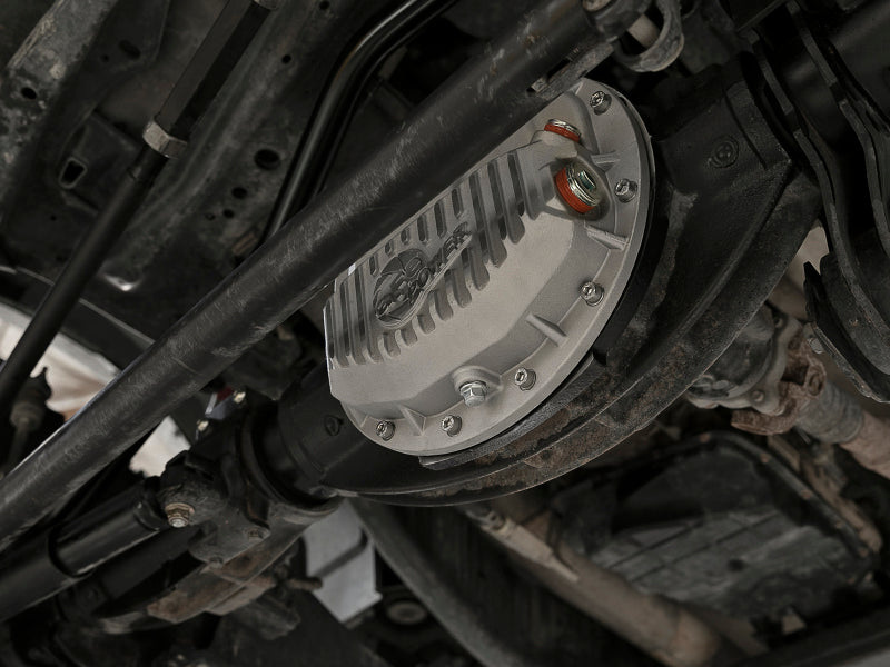 aFe Power Street Series Front Differential Cover Raw w/ Machined Fins 13-18 RAM V8 5.7/6.4L 46-70400