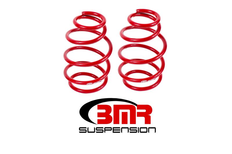 BMR 10-15 5th Gen Camaro V8 Front Lowering Springs - Red SP020R Main Image