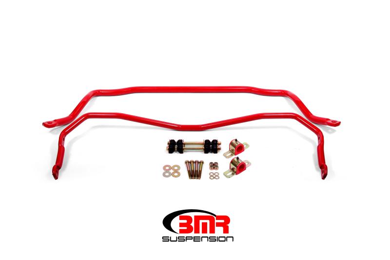 BMR 64-72 A-Body Front & Rear Sway Bar Kit w/ Bushings - Red SB028R Main Image