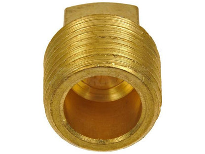 Dorman Autograde Brass Pipe Plug Square Head 1/2 In MNPT for Automotive Repair 785-073