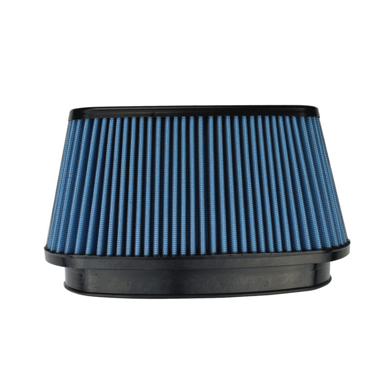 Injen NanoWeb Dry Air Filter 8.7x3.9in Oval ID / 10.4x5.6in OD / 4.75in Height / 7.9x3.1in Top X-1130-BB