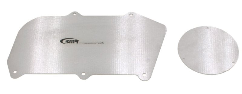 BMR 64-72 A-Body Heater Delete Panel Aluminum (Non-A/C Vehicles Only) - Bare w/BMR Logo FP005L