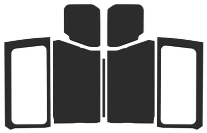 DEI 2019+ Jeep Wrangler JL 2DR Leather Look Headliner Complete Kit - Black 050283