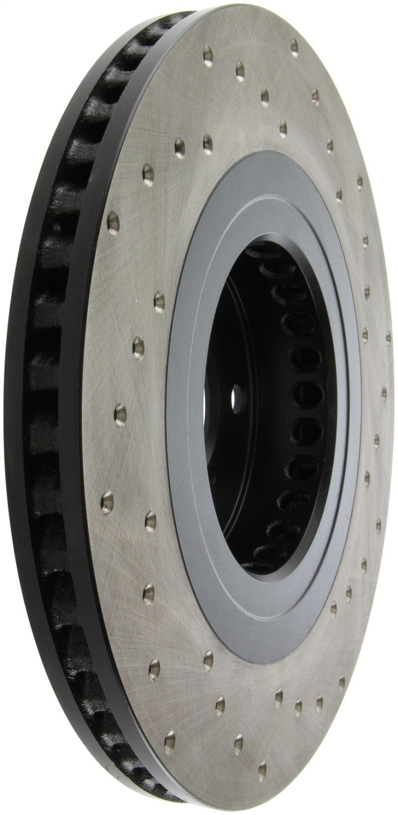 StopTech Sport Cross Drilled Brake Rotor; Front Right