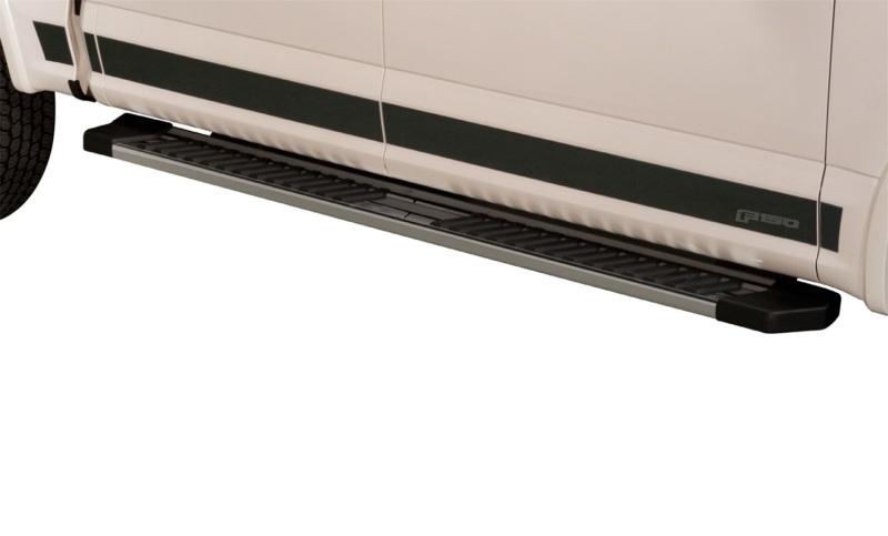 Putco 15-20 Ford F-150 Super Cab 6.5ft Box (4.25in Tall - 12pcs) Black Platinum Rocker Panels 9751442BPFD Main Image