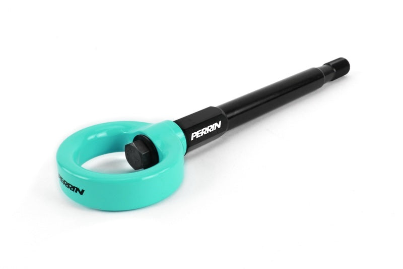 Perrin Subaru BRZ/FR-S/86 Tow Hook Kit (Rear) - Hyper Teal PSP-BDY-255TE