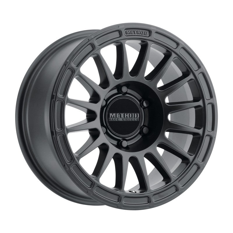 Method MR314 17x7.5 +24mm Offset 6x4.5 66.1mm CB Matte Black Wheel MR31477564524