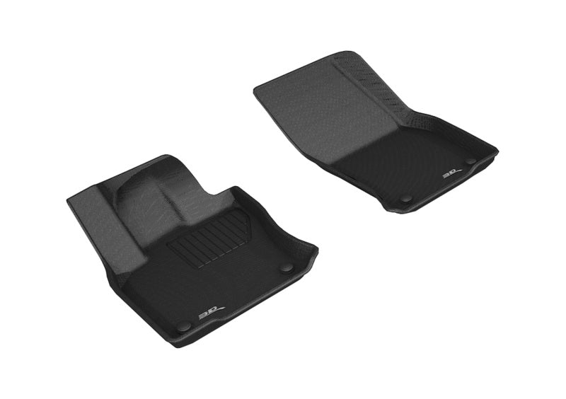 3D MAXpider 2018-2019 Volkswagen Tiguan Kagu 1st Row Floormat - Black L1VW08711509