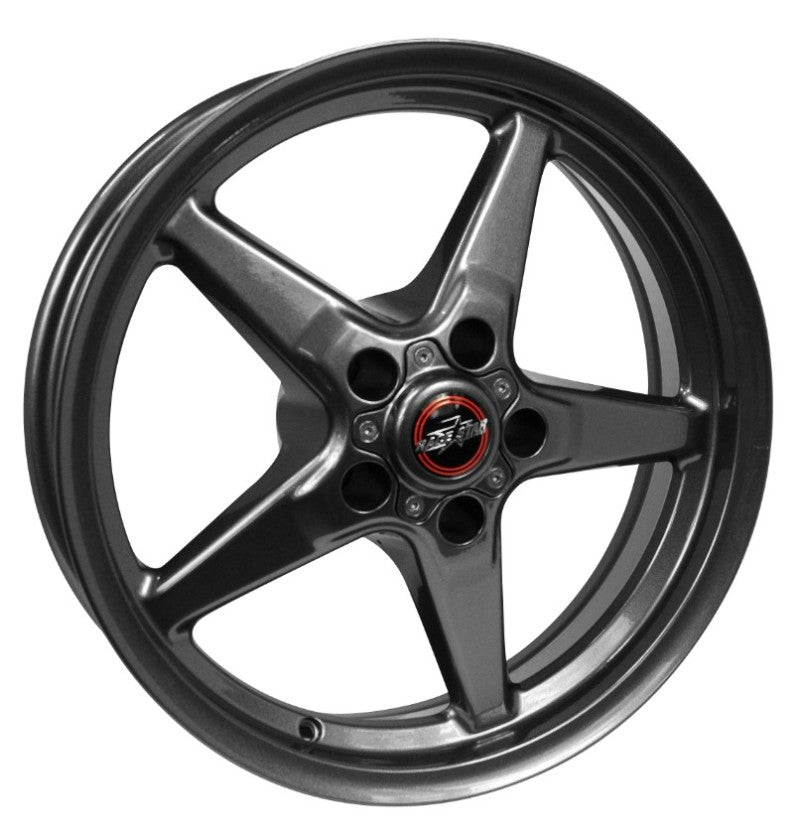 Race Star 92 Drag Star 17x10.50 5x4.50bc 7.63bs Direct Drill Metallic Gray Wheel 92-705154G