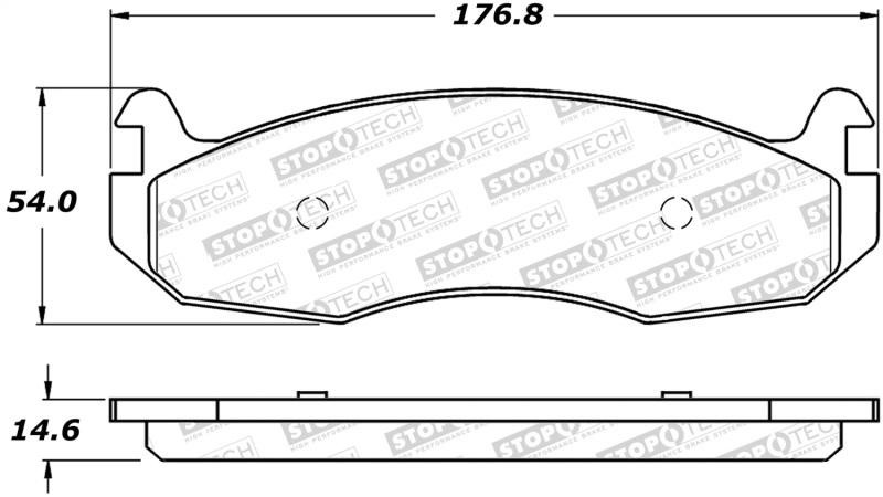 StopTech Street Brake Pads 308.07880 Main Image