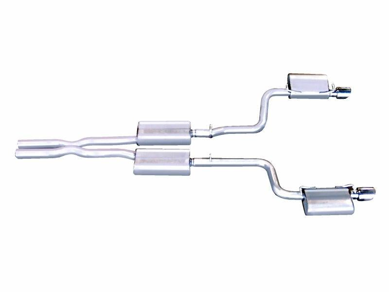 Gibson 05-15 Chrysler 300 C 5.7L 2.5in Cat-Back Dual Exhaust - Stainless 617000 Main Image