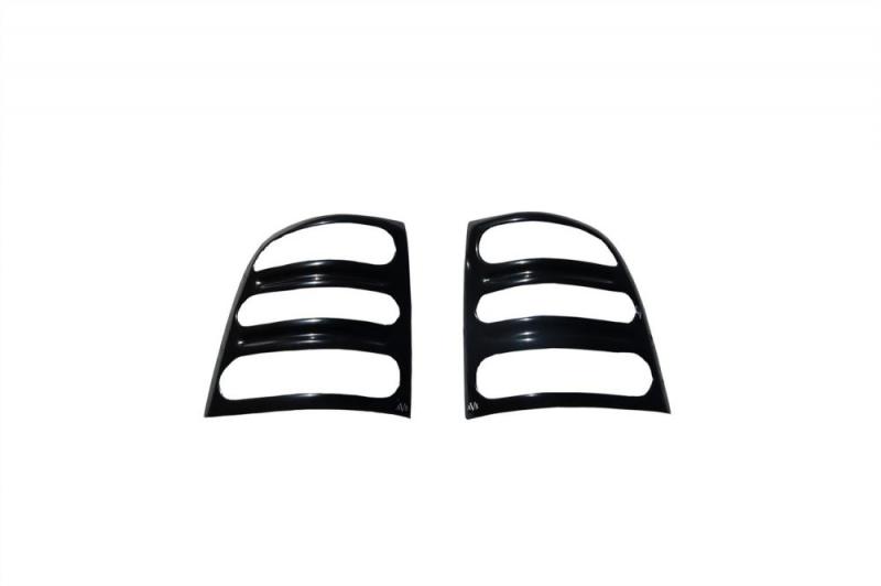 AVS 02-07 Jeep Liberty Slots Tail Light Covers - Black 36307 Main Image