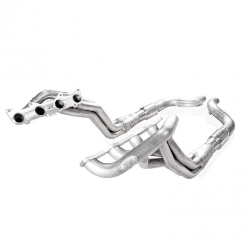 Stainless Works 2015+ Ford GT350 Headers 1-7/8in Primaries High-Flow Cats 3in Collectors GT350HCAT Main Image