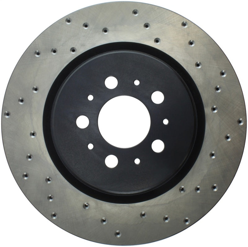 StopTech Sport Cryo Cross Drilled Brake Rotor; Front Left