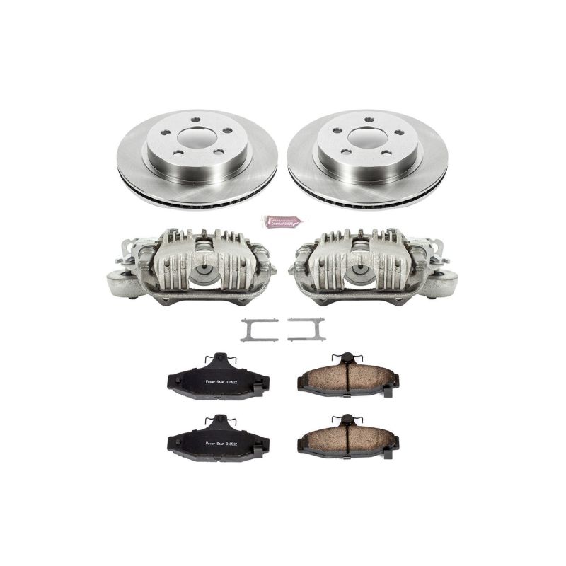 PowerStop PSB Autospecialty Kit w/Cals Brakes, Rotors & Pads Brake Kits - OE main image