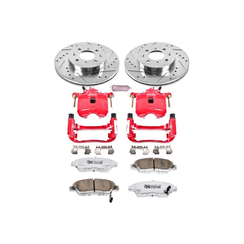 PowerStop PSB Z26 Street Kit w/Cals Brakes, Rotors & Pads Brake Kits - Performance D&S main image