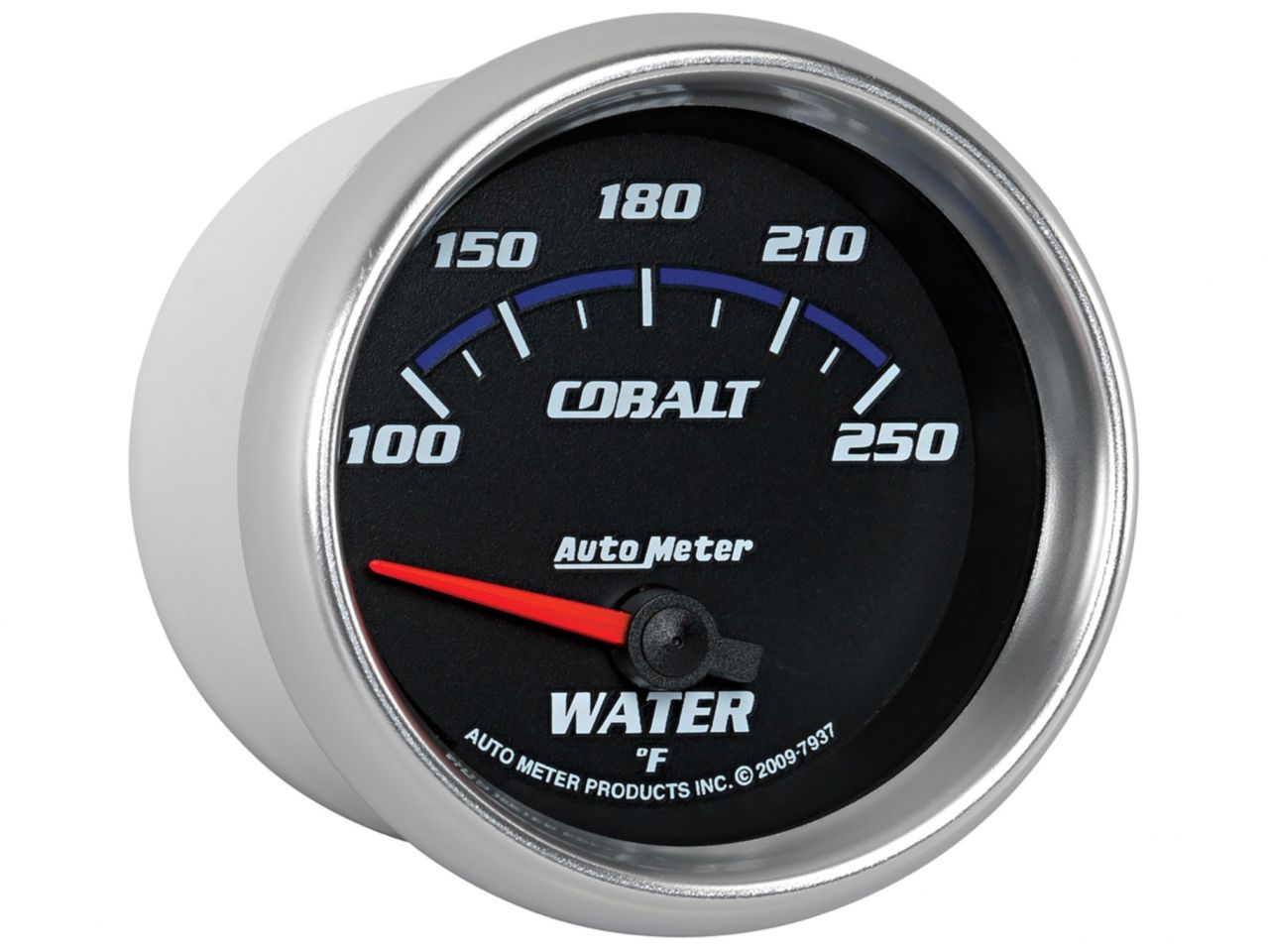 Autometer Gauge, Water Temp, 2 5/8", 100-250 deg. F, Electric, Cobalt