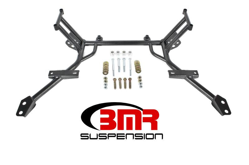 BMR 05-10 S197 Mustang K-Member w/ No Motor Mounts and STD. Rack Mounts - Black Hammertone KM009H Main Image