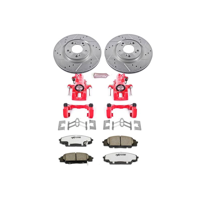 PowerStop PSB Z26 Street Kit w/Cals Brakes, Rotors & Pads Brake Kits - Performance D&S main image