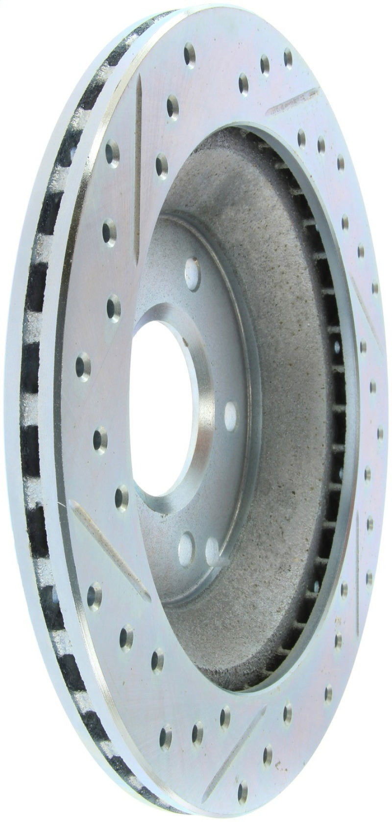 StopTech Select Sport 89-95 Chevrolet Corvette Slotted and Drilled Left Rear Rotor 227.62041L