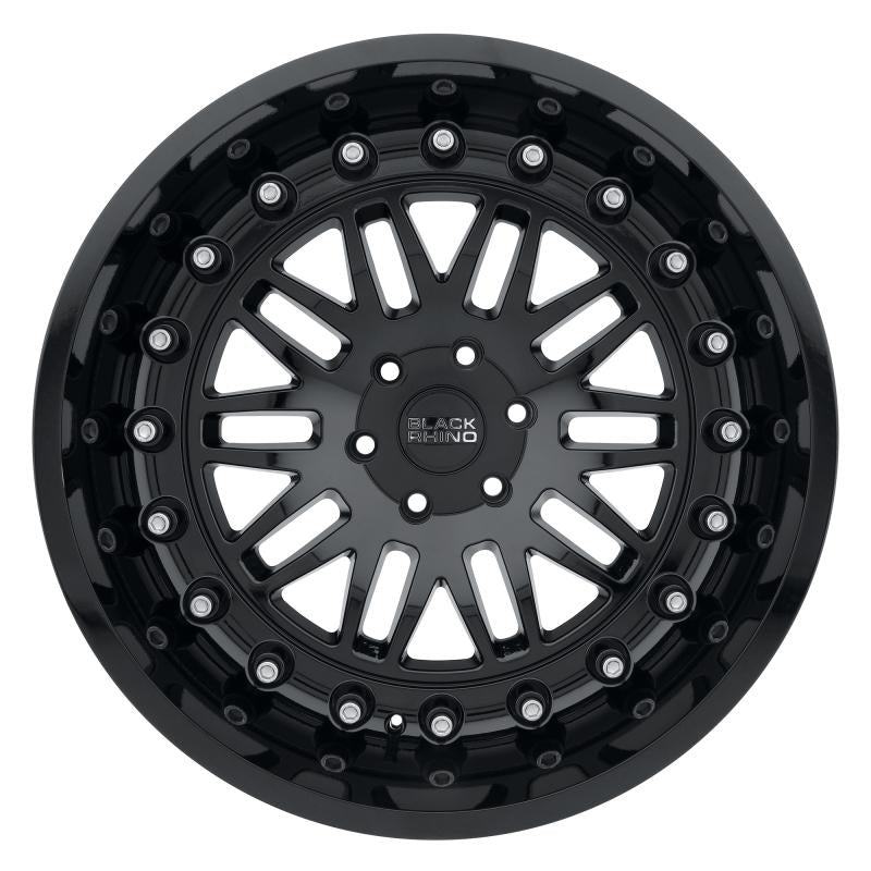 Black Rhino Fury 18x9.5 6x139.7 ET12 CB 112.1 Gloss Black Wheel 1895FRY126140B12 Main Image