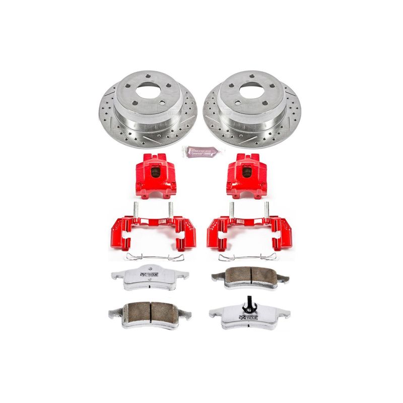 PowerStop PSB Z26 Street Kit w/Cals Brakes, Rotors & Pads Brake Kits - Performance D&S main image