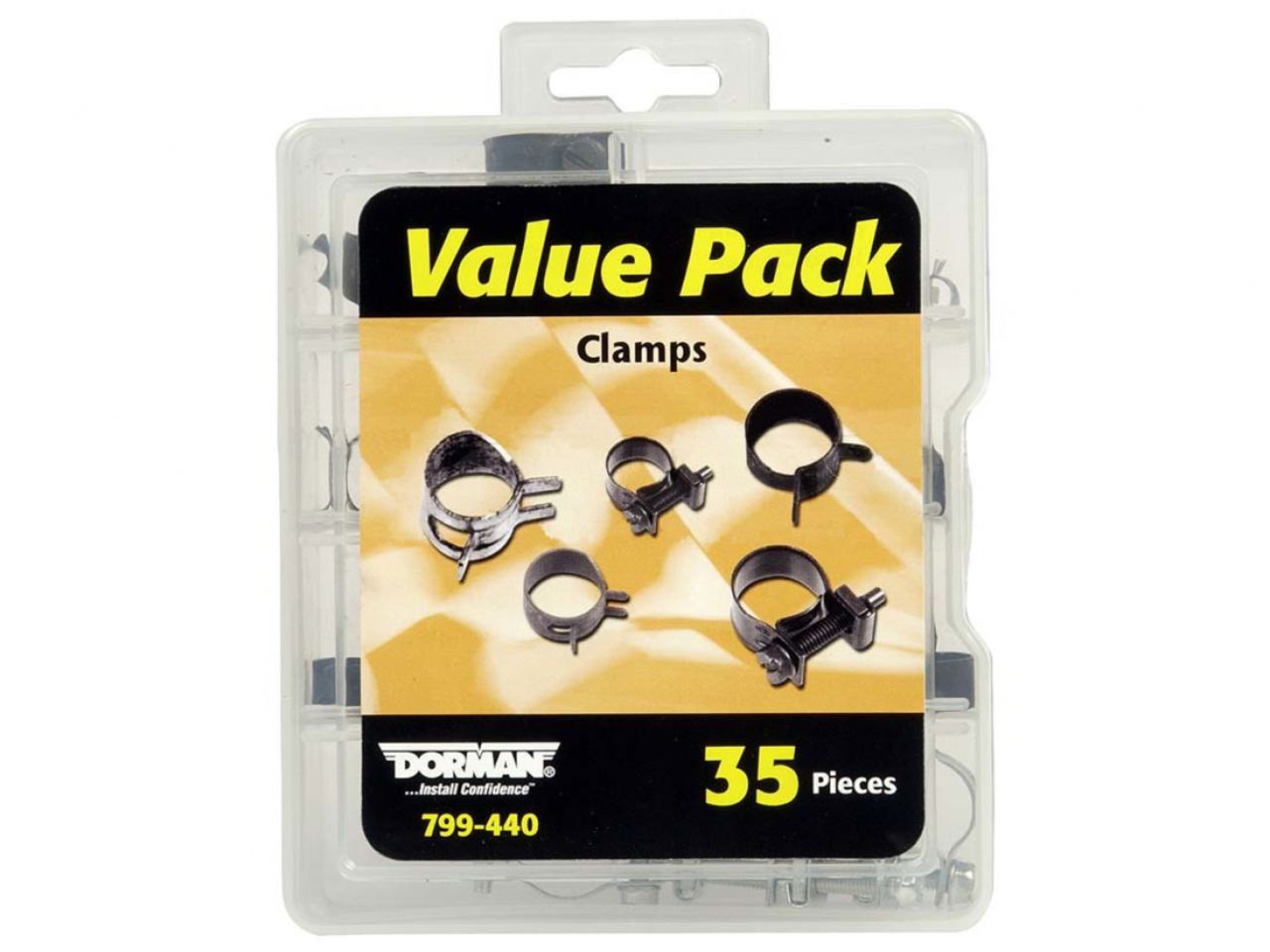 Dorman Clamps Value Pack 7 Sku's 35 Pieces