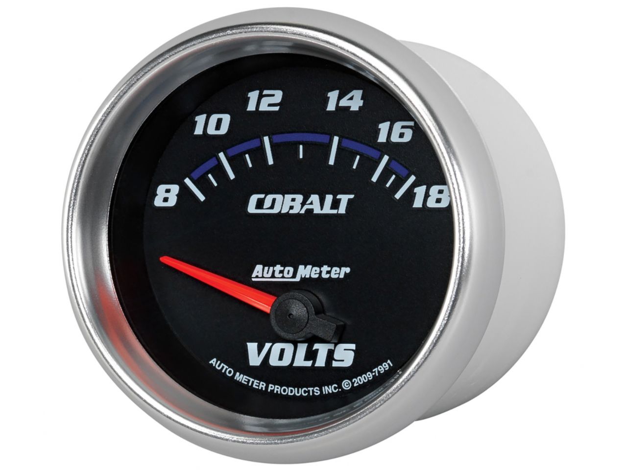 Autometer Gauge, Voltmeter, 2 5/8", 18V, Electric, Cobalt